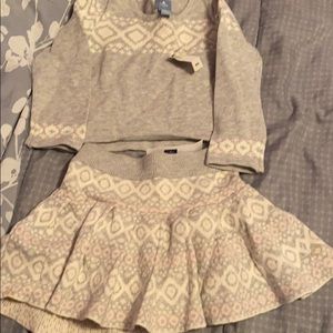 Baby girls Gap skirt set